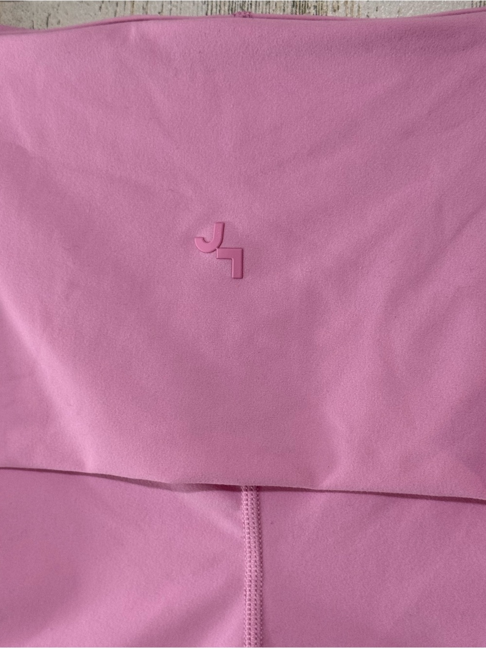 JoyLab Pink Fold-Over Waist Bike Shorts - Picture 9 of 10
